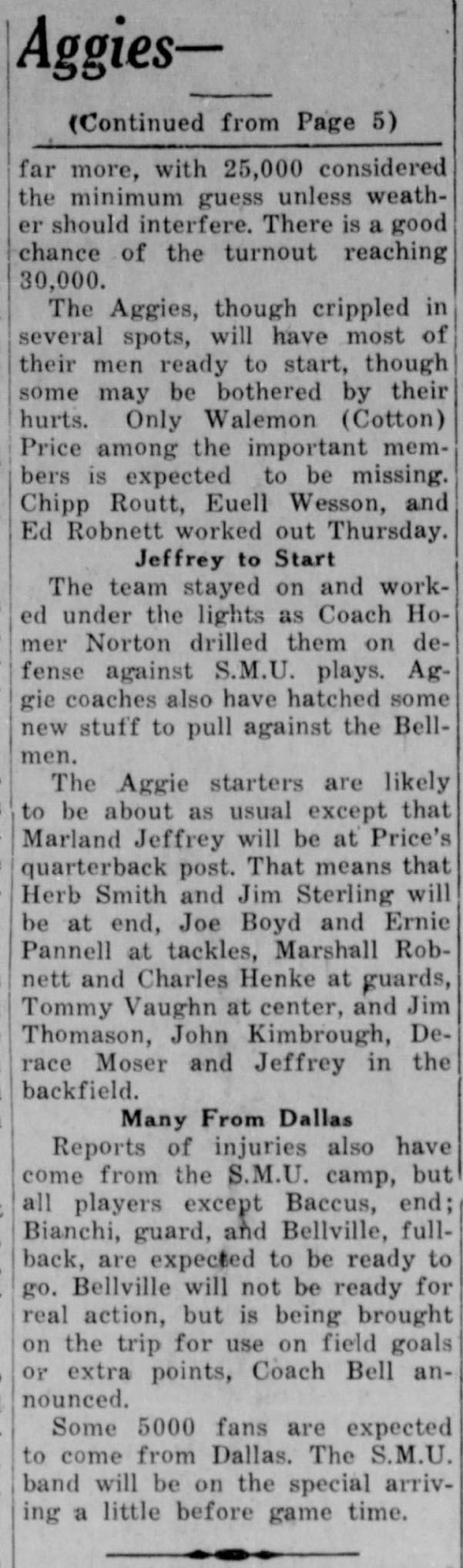 The Eagle Archives: November 10, 1939